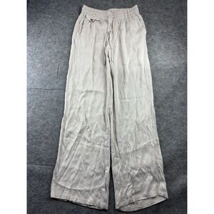 Anthropologie Maeve Women's XS Wide Leg Viscose Flowy Blush Pink Boho Beach SEE